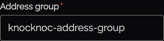 Address group