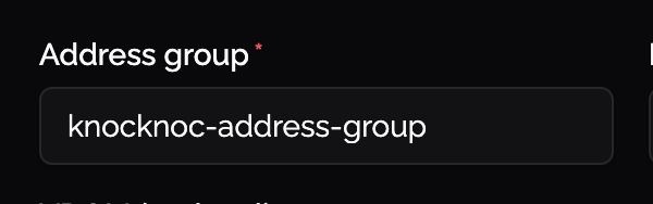 Address group