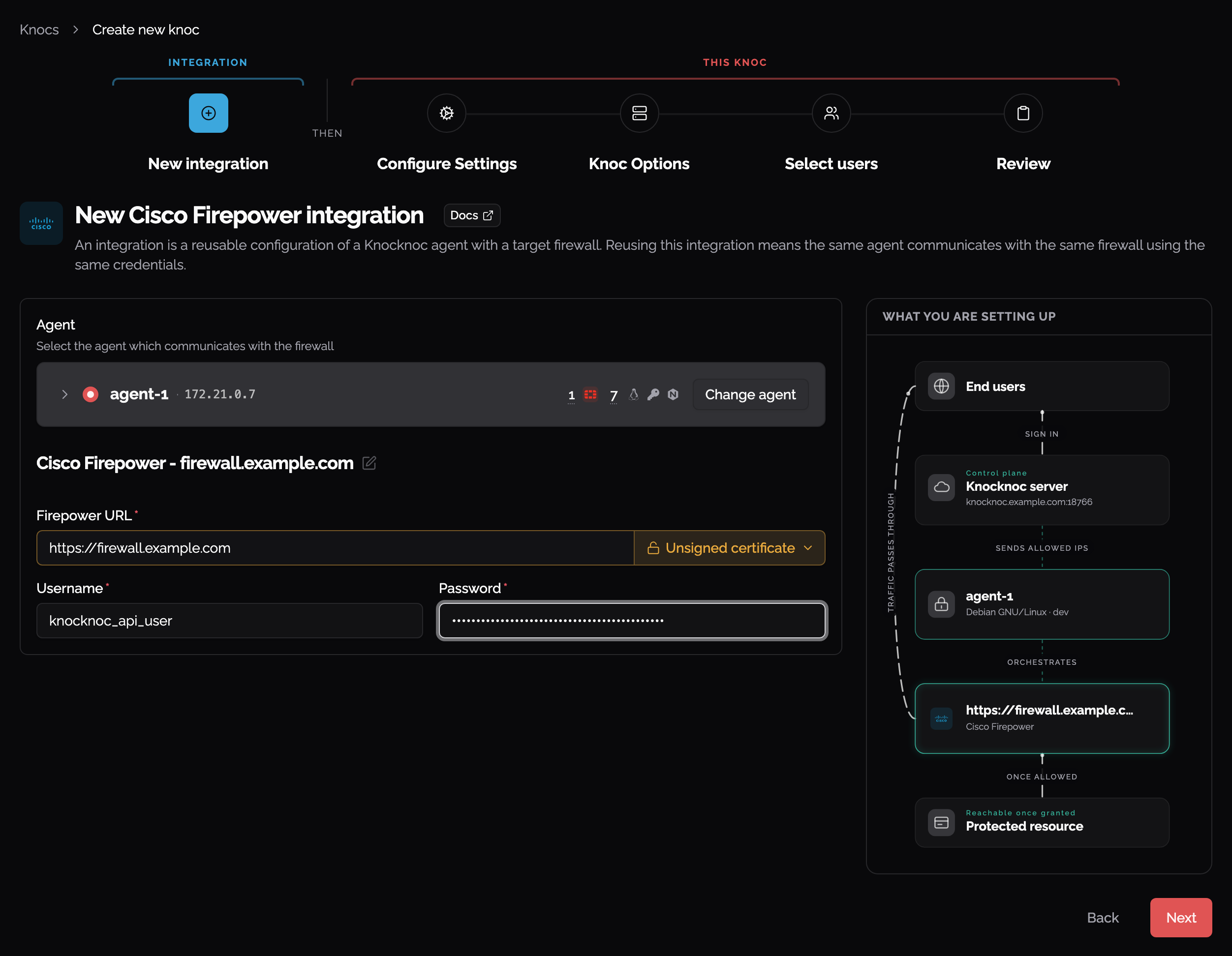 Cisco Firepower integration